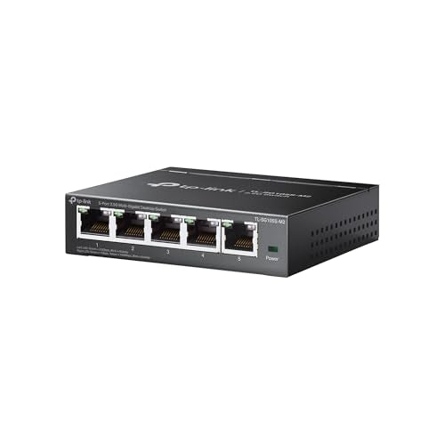 TP-Link TL-SX1008 | 8 Port 10G/Multi-Gig Unmanaged Ethernet Switch | Desktop/Rackmount | Plug & Play | Sturdy Metal Casing | Speed Auto-Negotiation