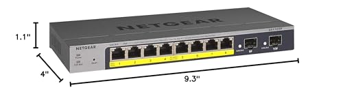 NETGEAR 52-Port PoE Gigabit Ethernet Smart Switch (GS752TPP) - Managed, Optional Insight Cloud Management, 48 x PoE+ @ 760W, 4 x 1G SFP, Desktop or Rackmount, and Limited Lifetime Protection