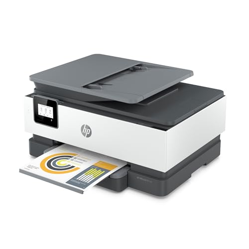 HP OfficeJet 8015e Wireless Color All-in-One Printer, 6 months of Instant Ink included