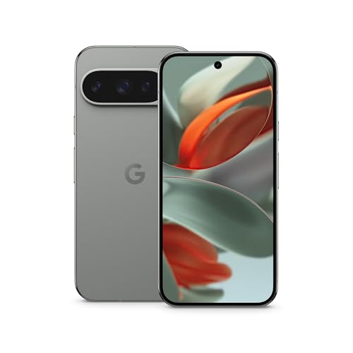 Google Pixel 9 Pro XL - Unlocked Android Smartphone with Gemini, Triple Rear Camera System, 24-Hour Battery, and 6.8" Super Actua Display - Porcelain - 128 GB