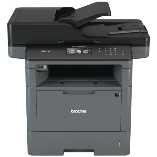 Brother Monochrome Laser Printer, Multifunction All-in-One Printer, MFC-L5915DW, Wireless Networking, Mobile Printing & Scanning, Duplex Print, Copy & Scan, Amazon Dash Replenishment Ready