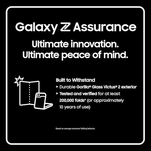 SAMSUNG Galaxy Z Flip 6 AI Cell Phone, 256GB Unlocked Android Smartphone, FlexCam, Photo Assist, Camcorder Mode, Live Interpreter, Foldable Design, 2024, US 1 Yr Manufacturer Warranty, Silver Shadow