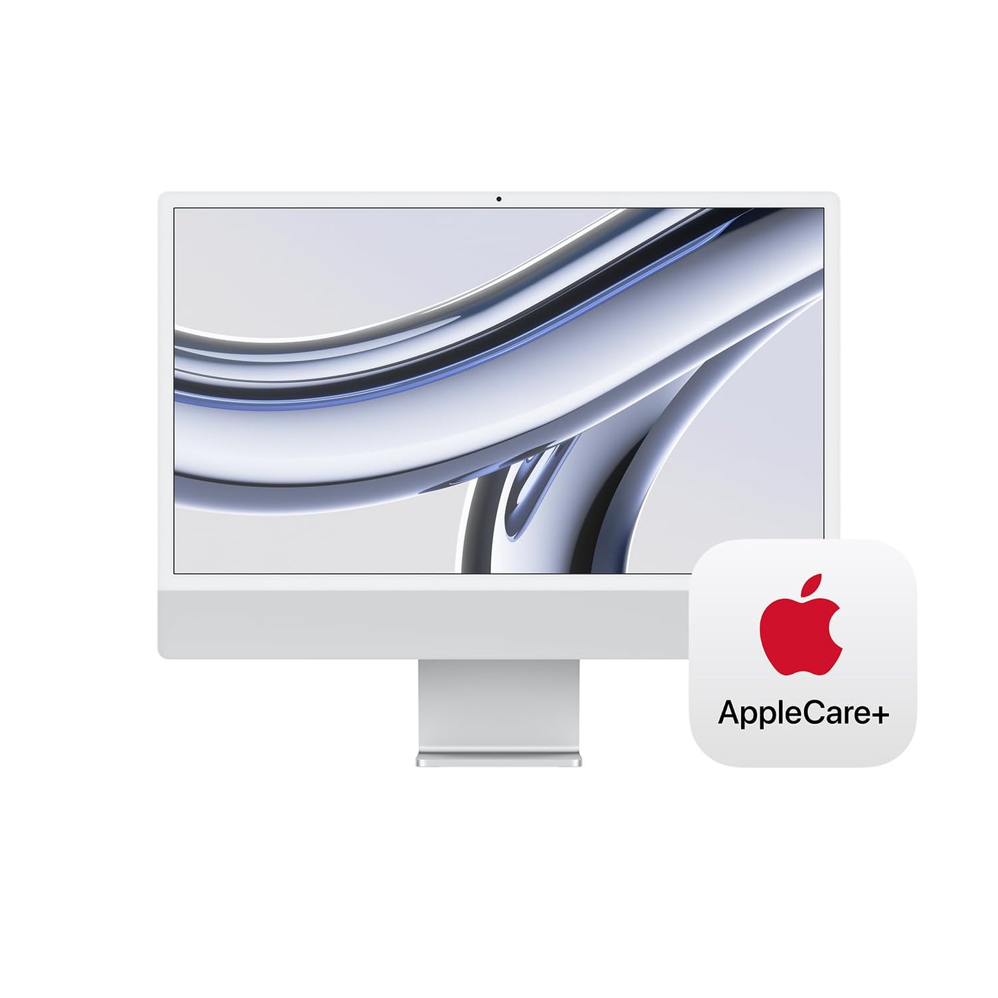 Apple 2023 iMac All-in-One Desktop Computer with M3 chip: 8-core CPU, 10-core GPU, 24-inch Retina Display, 8GB Unified Memory, 512GB SSD Storage, Matching Accessories. Works with iPhone/iPad; Silver