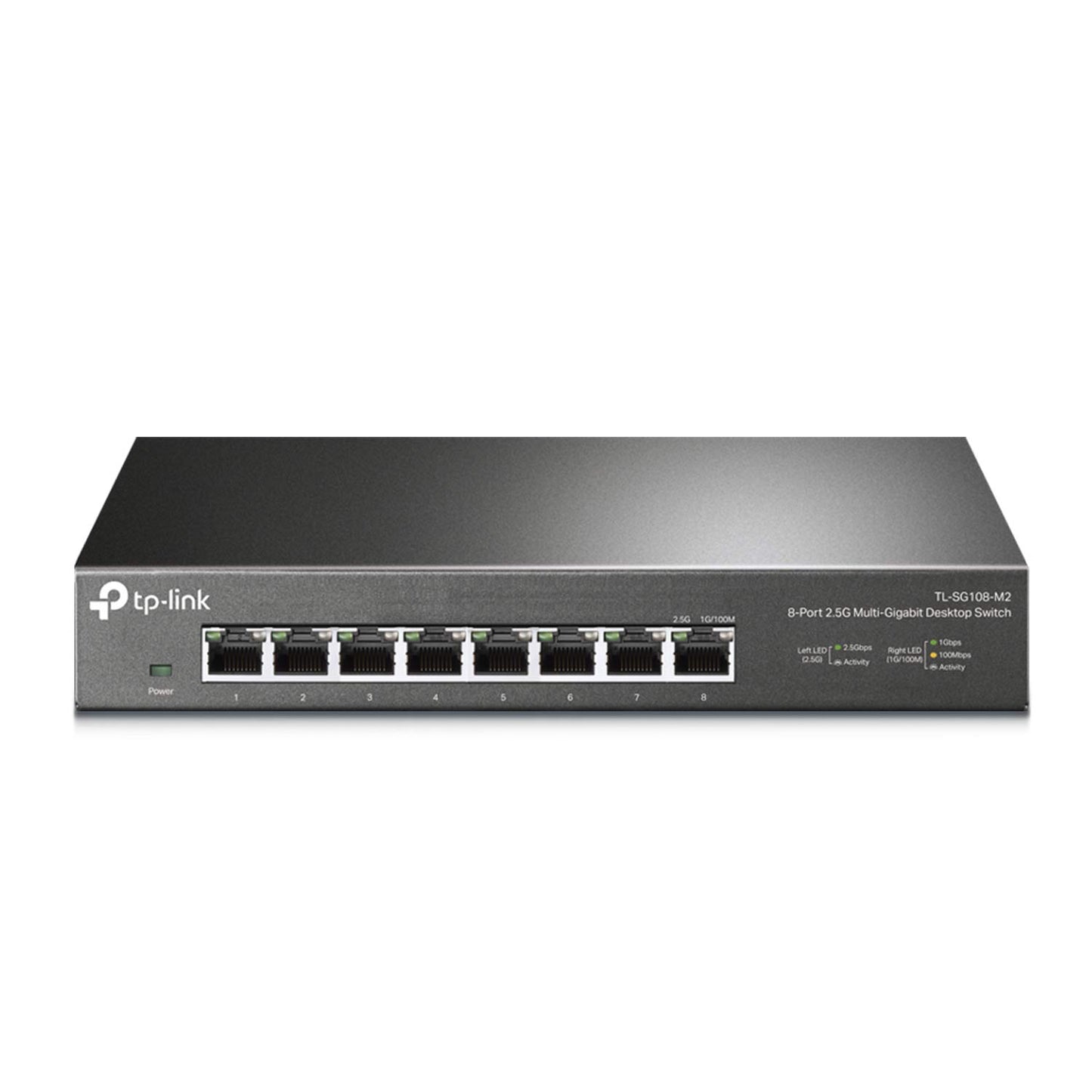 TP-Link TL-SX1008 | 8 Port 10G/Multi-Gig Unmanaged Ethernet Switch | Desktop/Rackmount | Plug & Play | Sturdy Metal Casing | Speed Auto-Negotiation