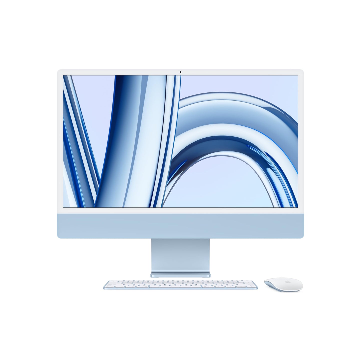 Apple 2023 iMac All-in-One Desktop Computer with M3 chip: 8-core CPU, 10-core GPU, 24-inch Retina Display, 8GB Unified Memory, 512GB SSD Storage, Matching Accessories. Works with iPhone/iPad; Silver