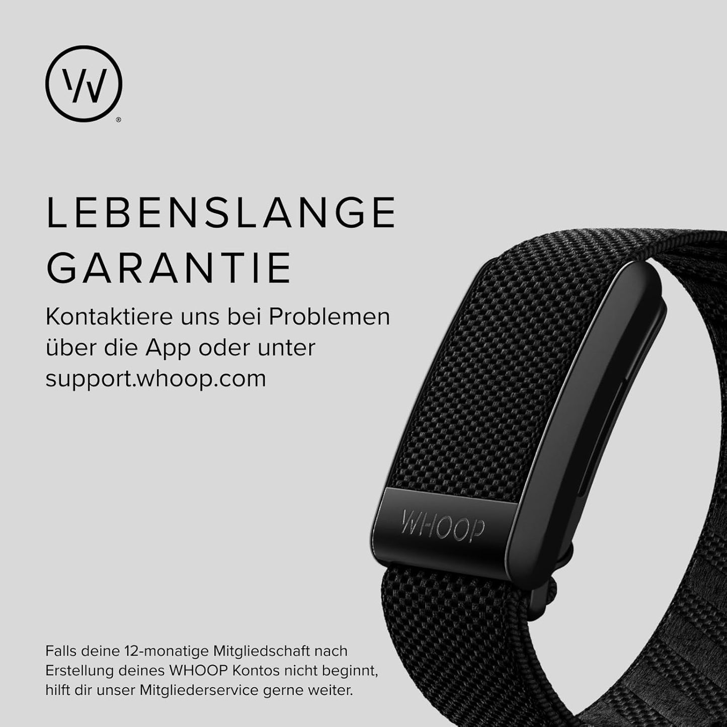 WHOOP 4.0 with 12 Month Subscription – Wearable Health, Fitness & Activity Tracker – Continuous Monitoring, Performance Optimization, Heart Rate Tracking – Improve Sleep, Strain, Recovery, Wellness