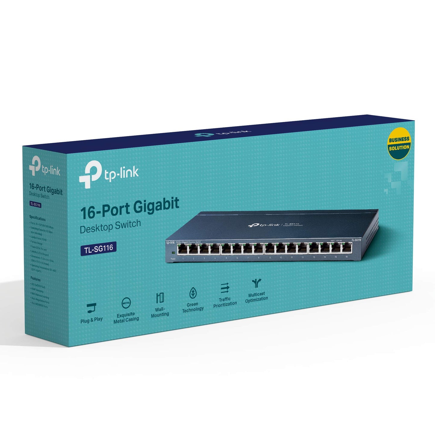 TP-Link TL-SX1008 | 8 Port 10G/Multi-Gig Unmanaged Ethernet Switch | Desktop/Rackmount | Plug & Play | Sturdy Metal Casing | Speed Auto-Negotiation