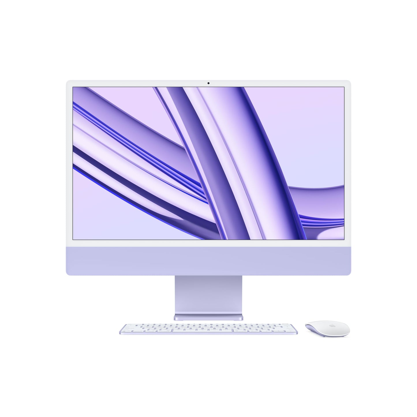 Apple 2023 iMac All-in-One Desktop Computer with M3 chip: 8-core CPU, 10-core GPU, 24-inch Retina Display, 8GB Unified Memory, 512GB SSD Storage, Matching Accessories. Works with iPhone/iPad; Silver