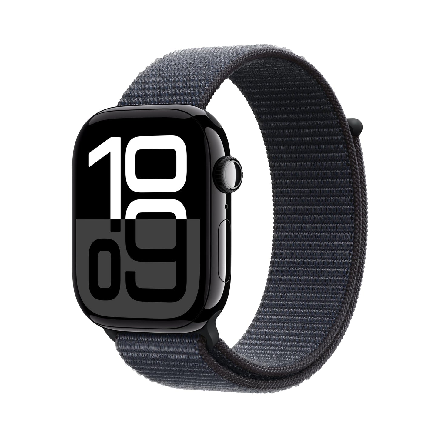 Apple Watch Series 10 [GPS + Cellular 42mm] with Jet Black Aluminium Case with Black Sport Band - S/M. Fitness Tracker, ECG App, Always-On Retina Display, Water Resistant