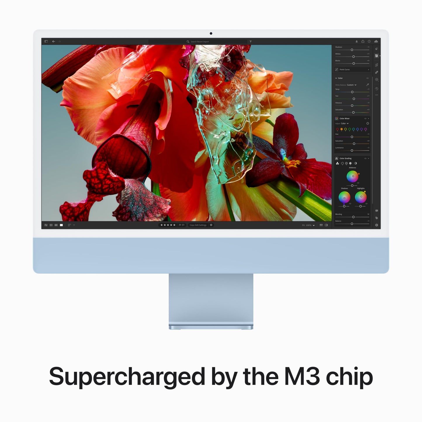 Apple 2023 iMac All-in-One Desktop Computer with M3 chip: 8-core CPU, 10-core GPU, 24-inch Retina Display, 8GB Unified Memory, 512GB SSD Storage, Matching Accessories. Works with iPhone/iPad; Silver