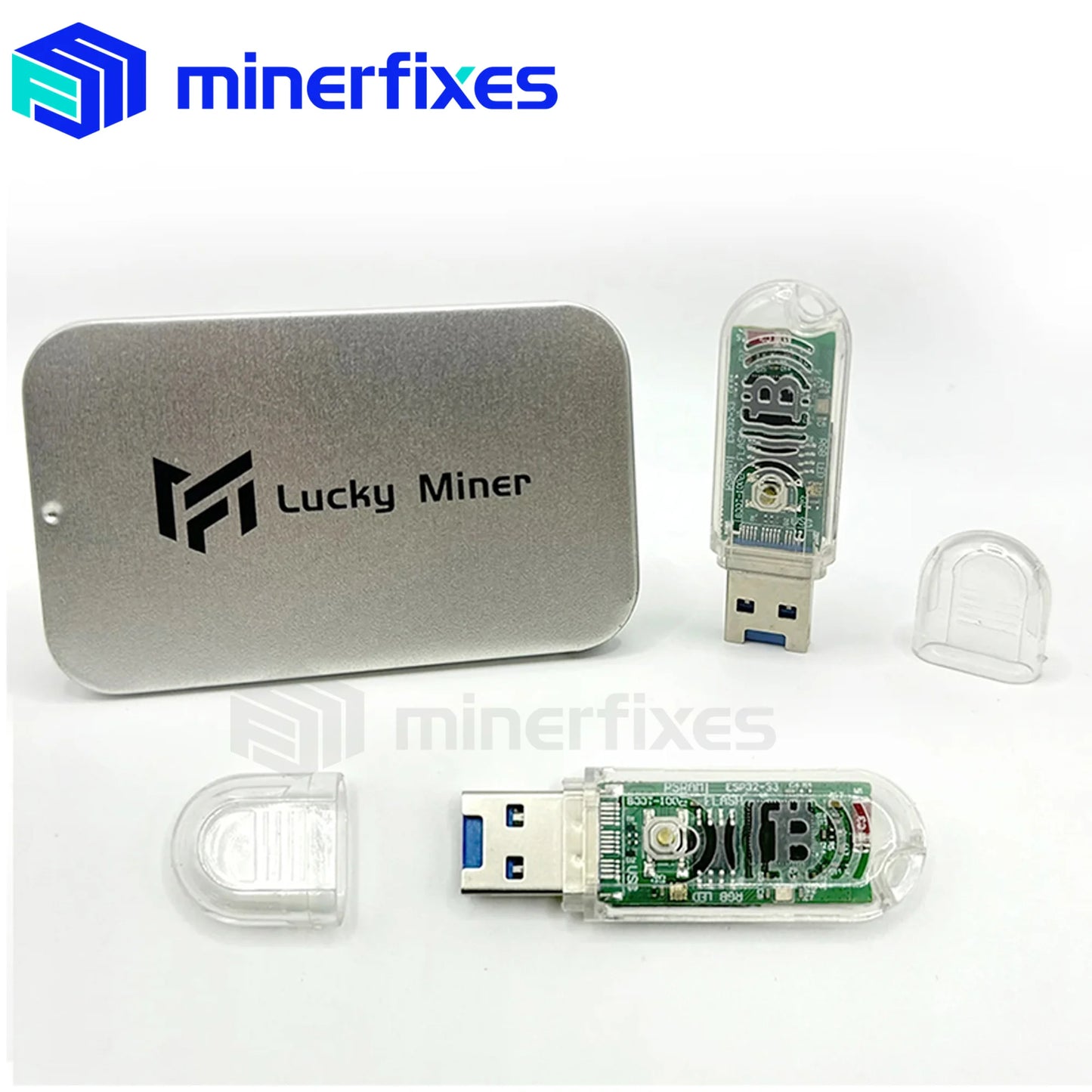 usb crypto miner nerd miner v3 Lucky miner LV03 nerd miner crypto btc solo machine Including tutorials and after-sales guidance